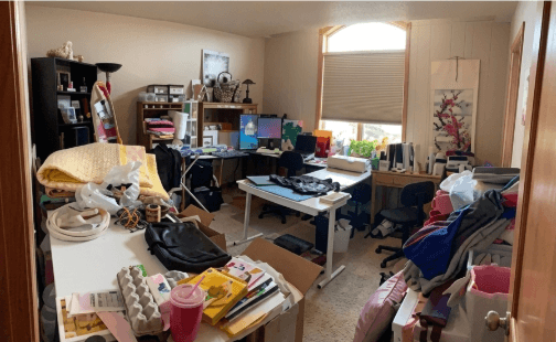 Bedroom Deep Cleaning Transformation before