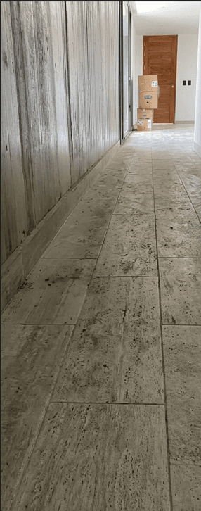Hallway Cleaning Transformation before